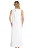 White Side Slit Maxi Dress sold by Cabana Life