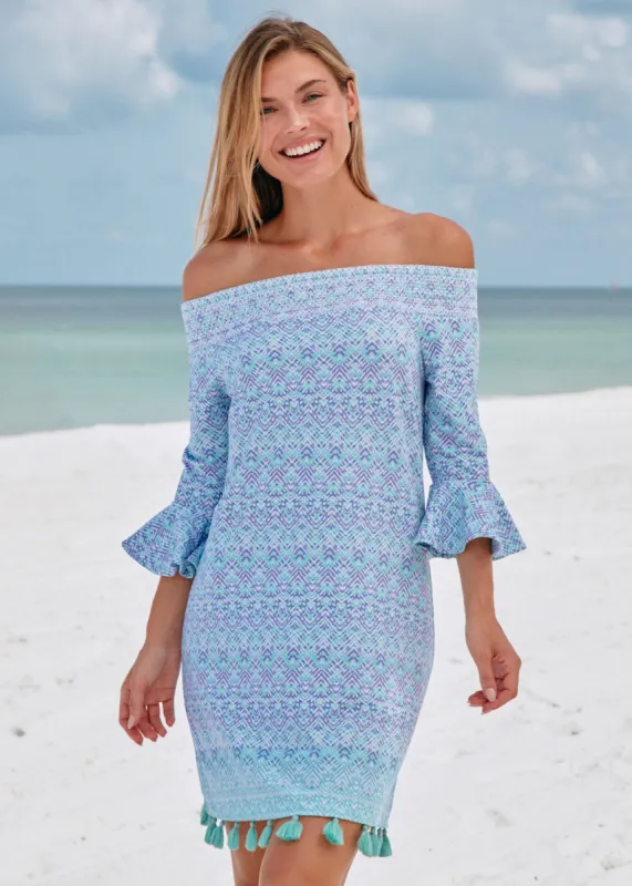 Naples Off The Shoulder Dress sold by Cabana Life