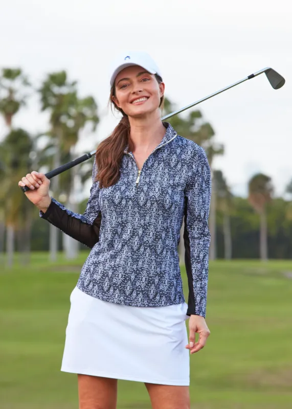 Sanibel 1/4 Zip Sport Top sold by Cabana Life