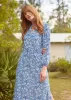 Seaside Floral Button Down Maxi Dress sold by Cabana Life