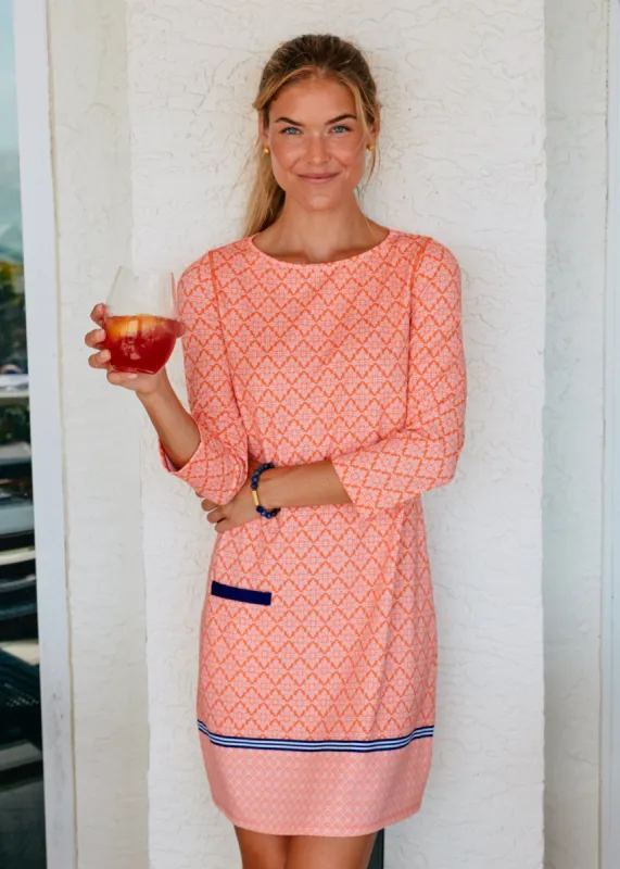 Fisher Island Cabana Shift Dress made by Cabana Life