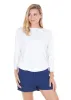 White Dolman Rashguard sold by Cabana Life