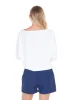 White Dolman Rashguard sold by Cabana Life