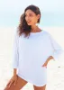 White Dolman Rashguard sold by Cabana Life