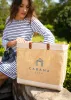 Navy Cabana Life Logo Jute Bag sold by Cabana Life
