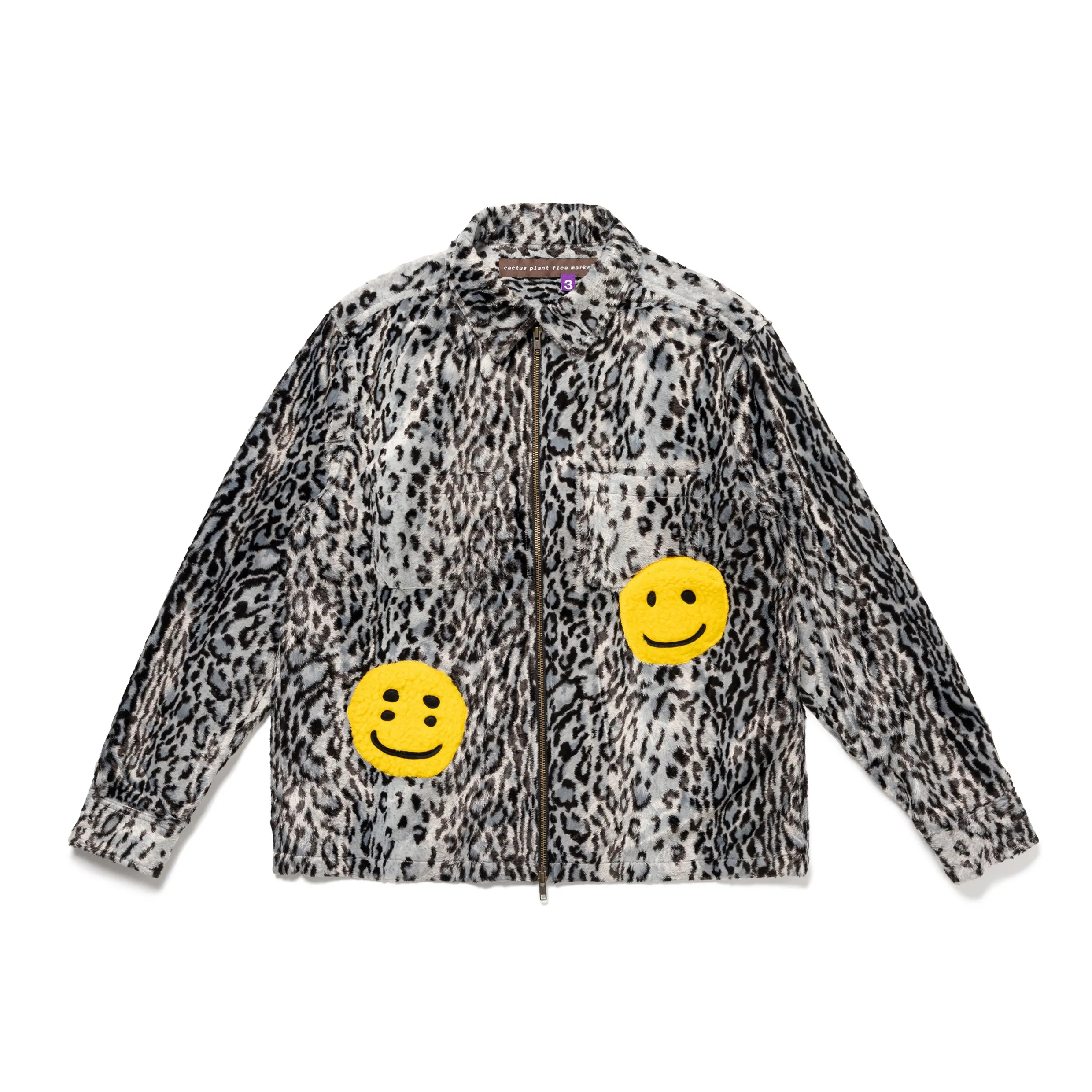 GREY LEOPARD ZIP JACKET sold by Cactus Plant Flea Market