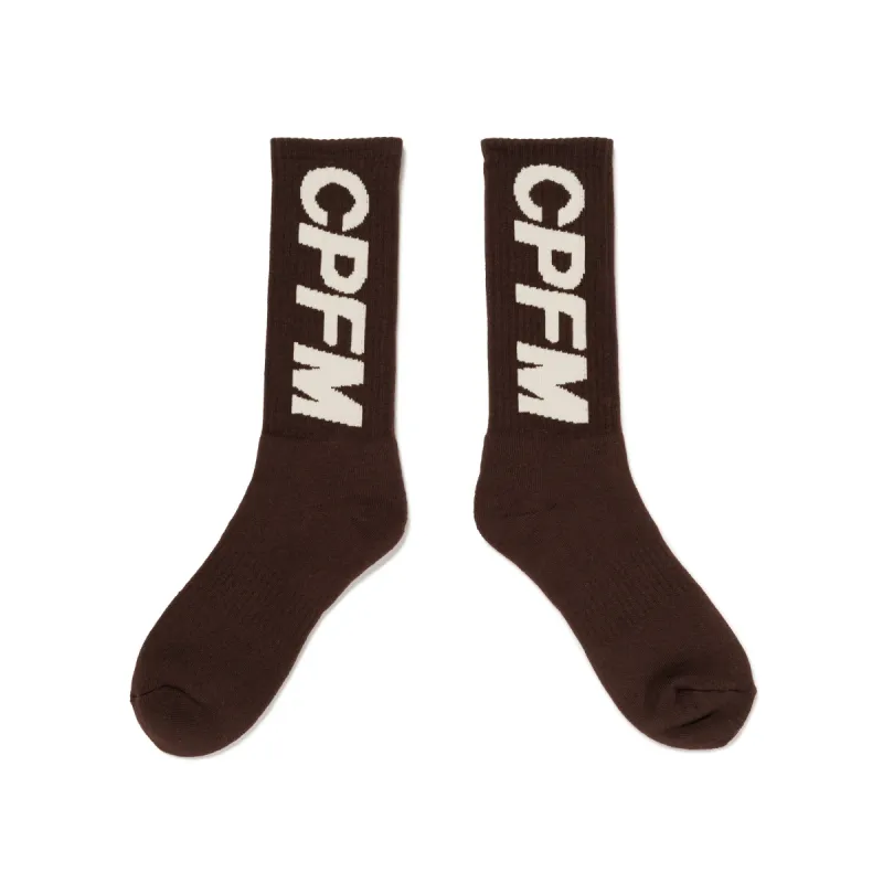 CPFM BROWN TUBE SOCKS sold by Cactus Plant Flea Market