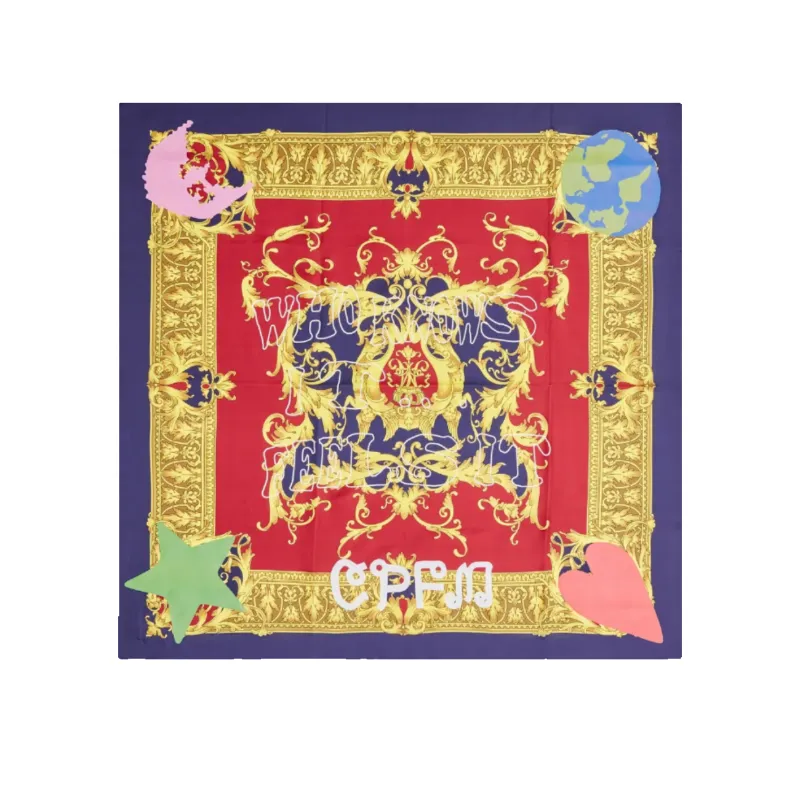 JUNYA WATANABE MAN CPFM SILK SCARF PRINT B sold by Cactus Plant Flea Market