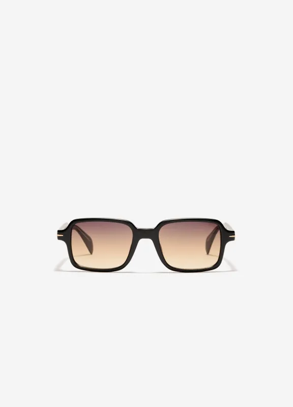 David Beckham Square Frame Sunglasses Black sold by Calibre