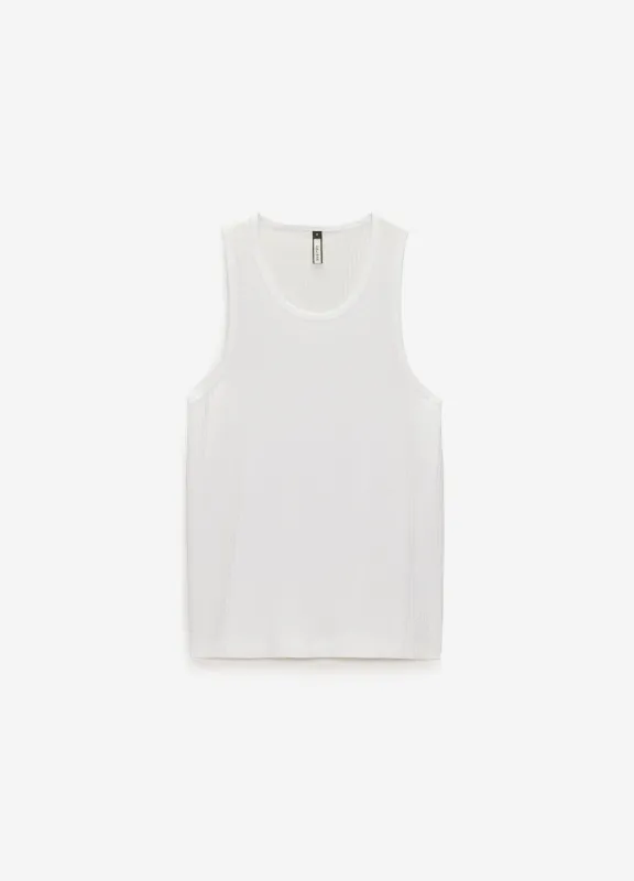 Ribbed Tank White sold by Calibre