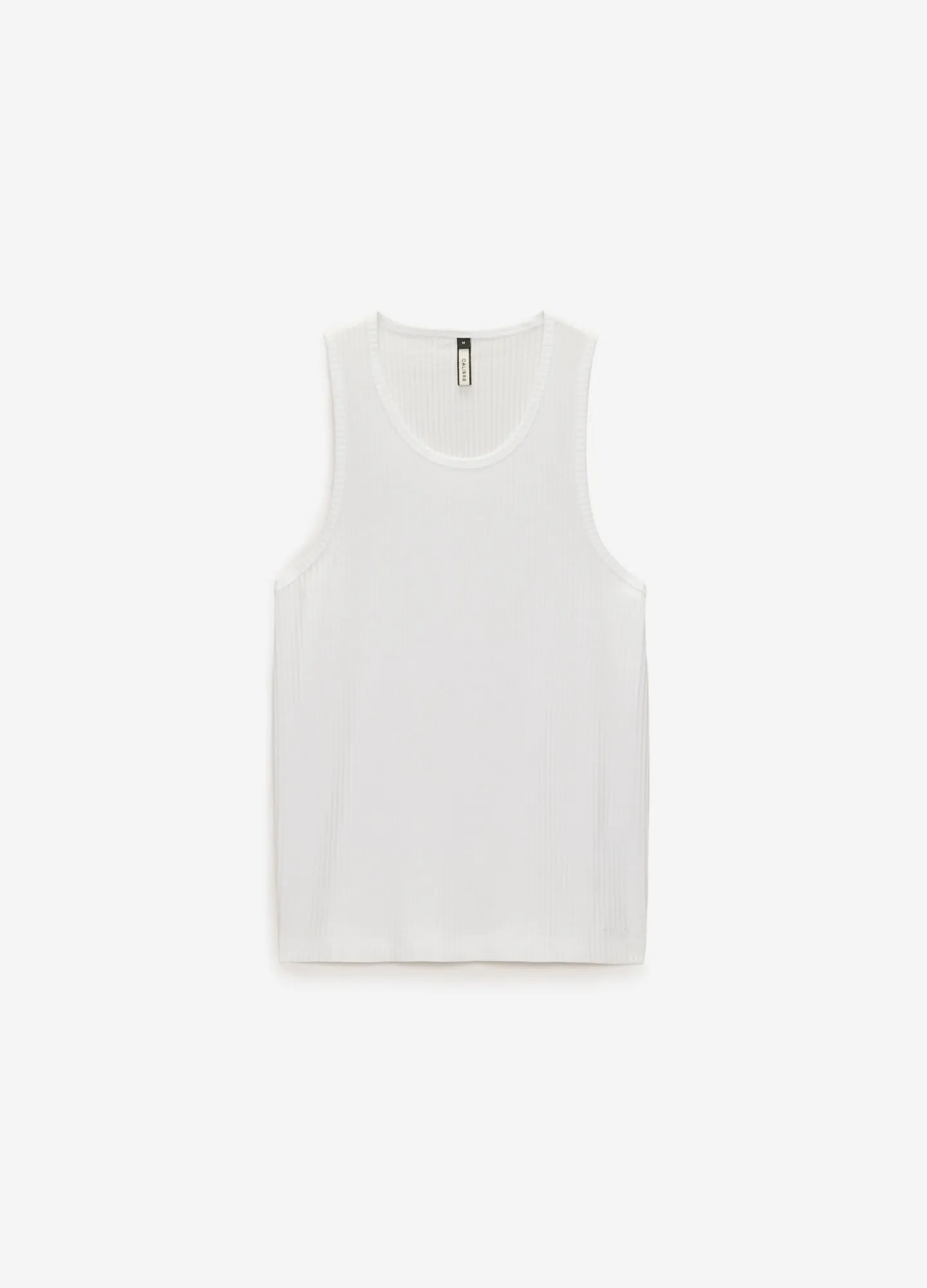 Ribbed Tank White sold by Calibre