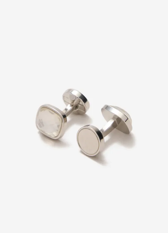 Antique Crystal Cufflinks Silver Combo sold by Calibre