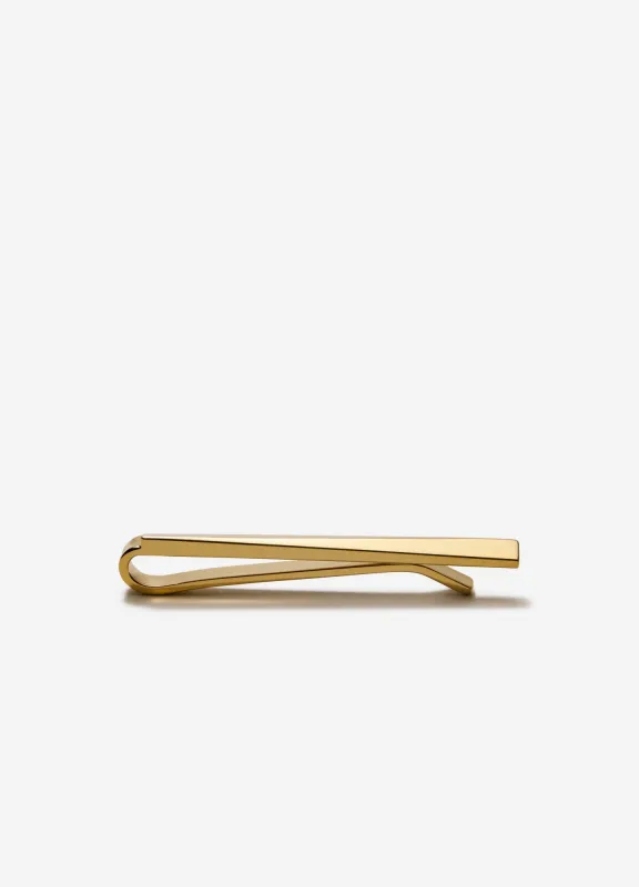 Wave Tie Bar Gold sold by Calibre