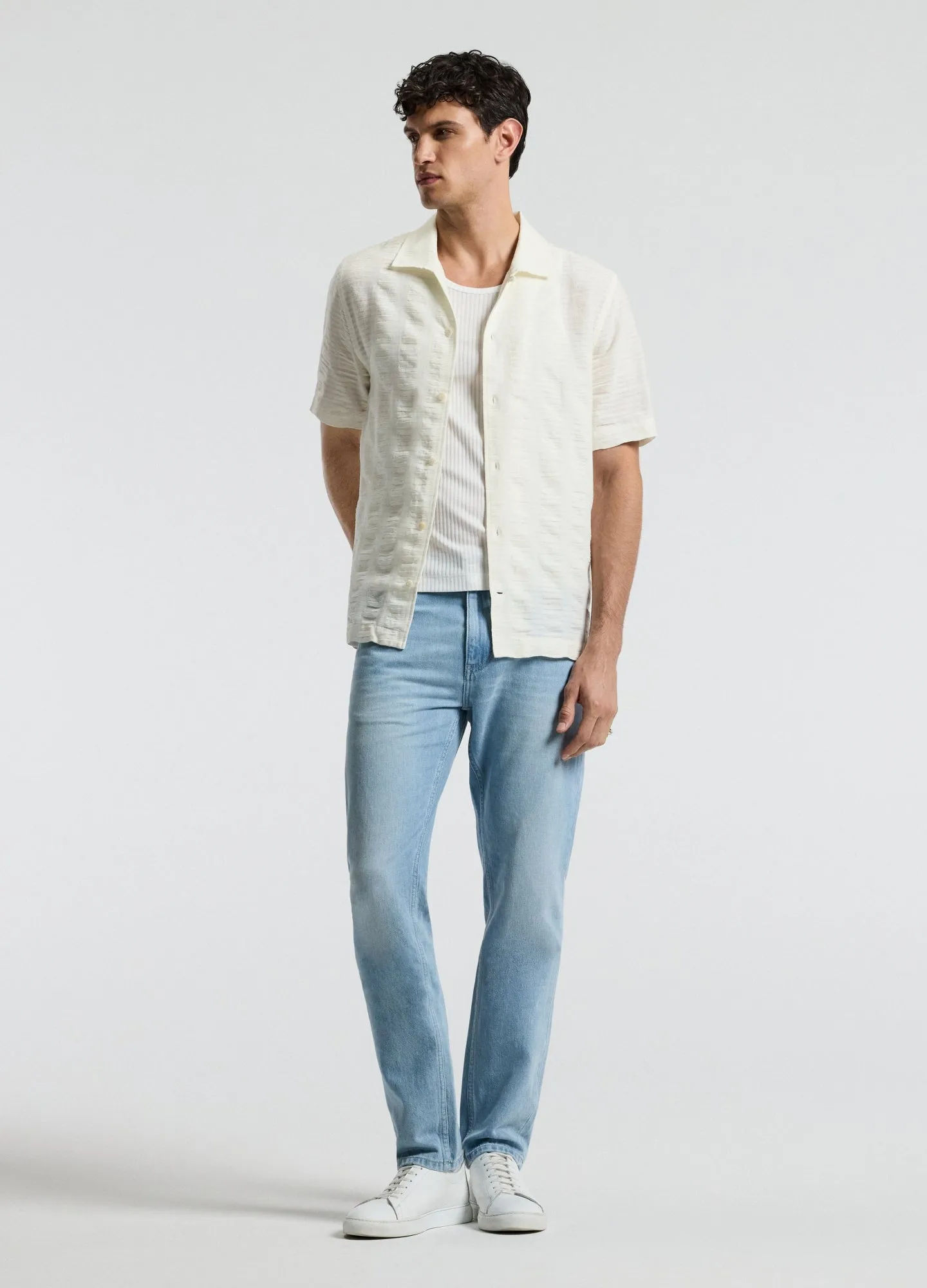 Slim Bleached Jeans Blue sold by Calibre product image thumbnail 2