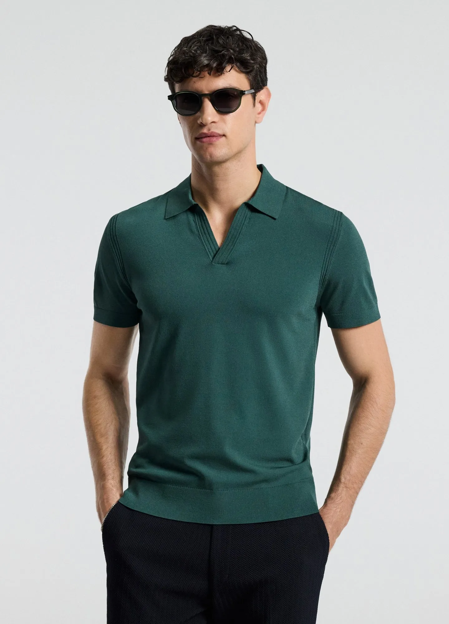 Tech Shoulder Trim Polo Sea Green sold by Calibre product image thumbnail 3