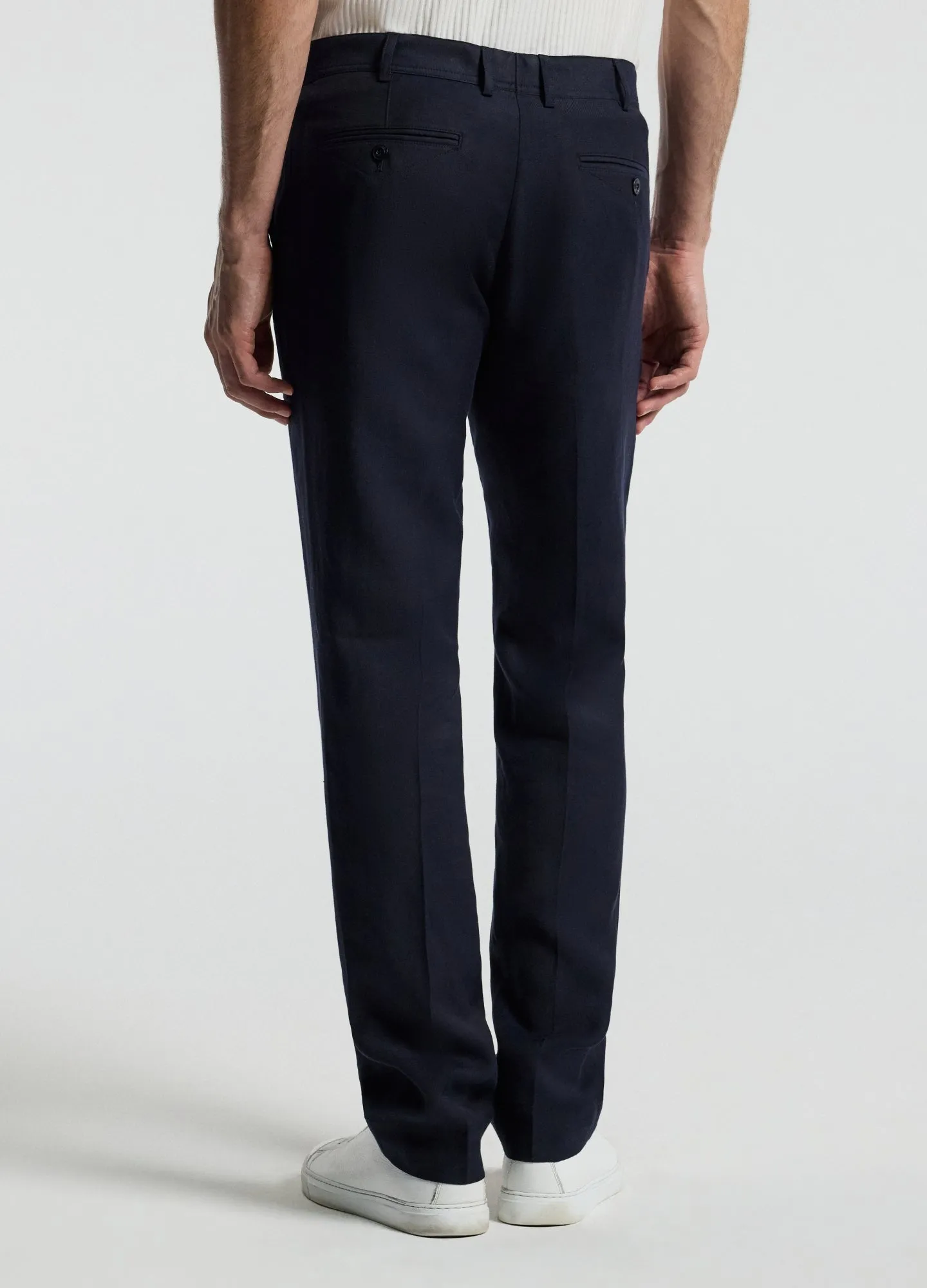 Linen Blend Pants Navy sold by Calibre product image thumbnail 5