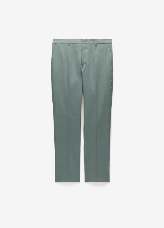 Stretch Linen Suit Pants Neo Green sold by Calibre