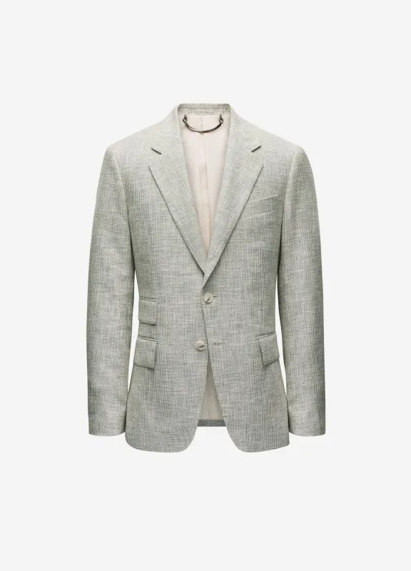 Flecked Blazer Silver sold by Calibre