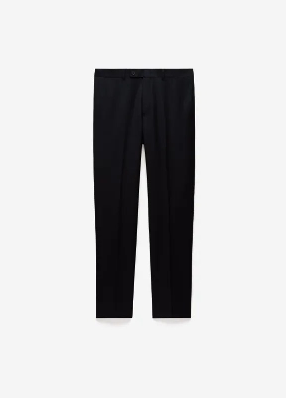Wool Twill Suit Pants Navy sold by Calibre