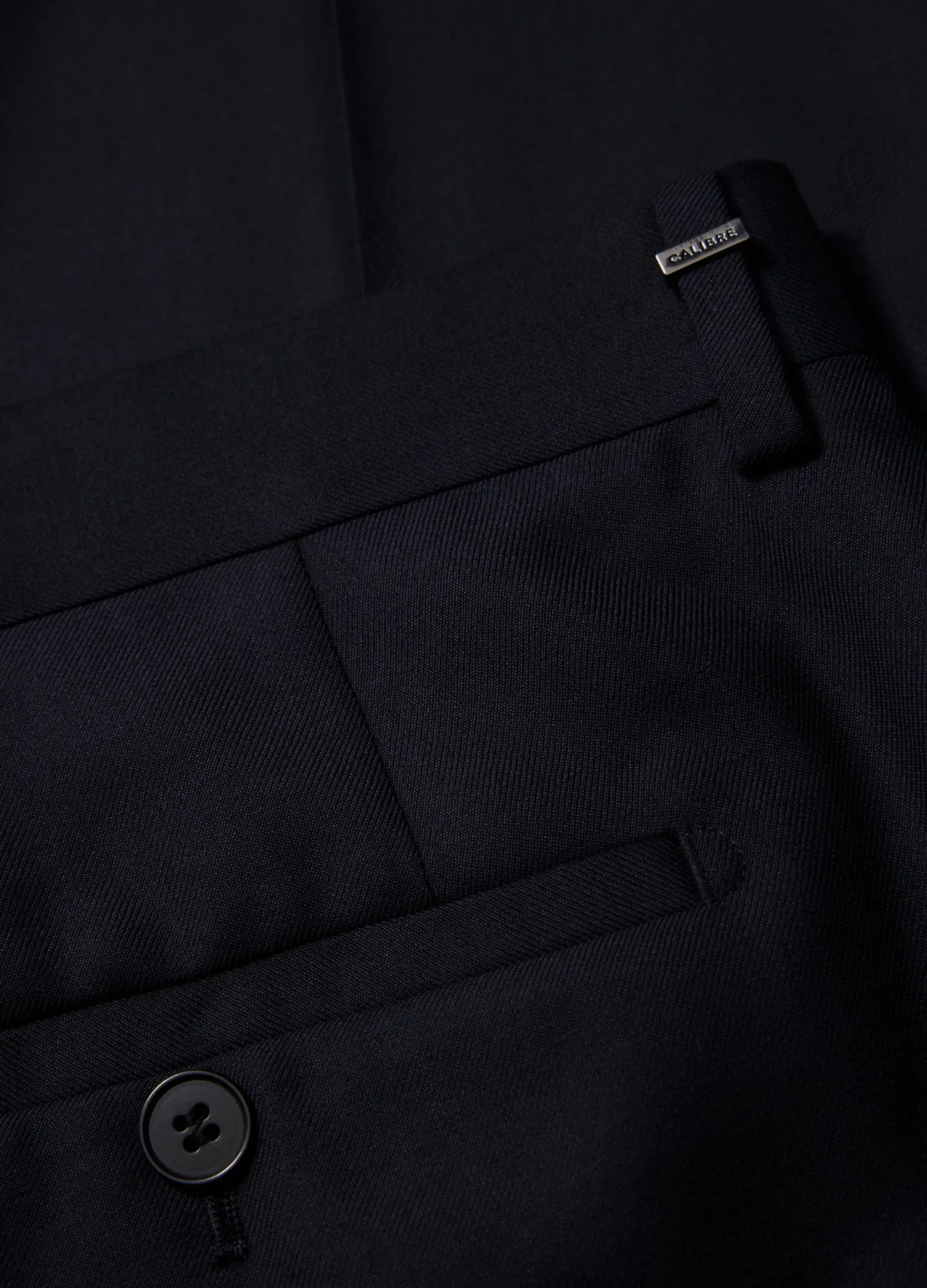 Wool Twill Suit Pants Navy sold by Calibre product image thumbnail 2