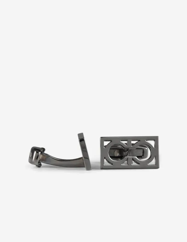 Calibre Monogram Cufflinks Gunmetal sold by Calibre