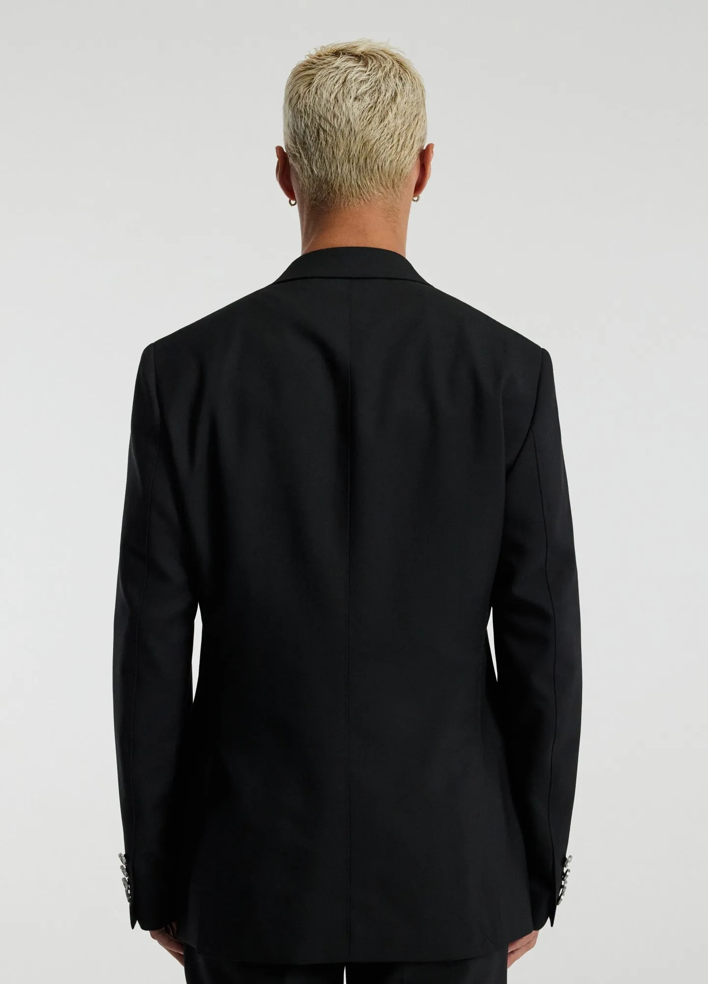 Wool Double-Breasted Blazer Black sold by Calibre product image thumbnail 5
