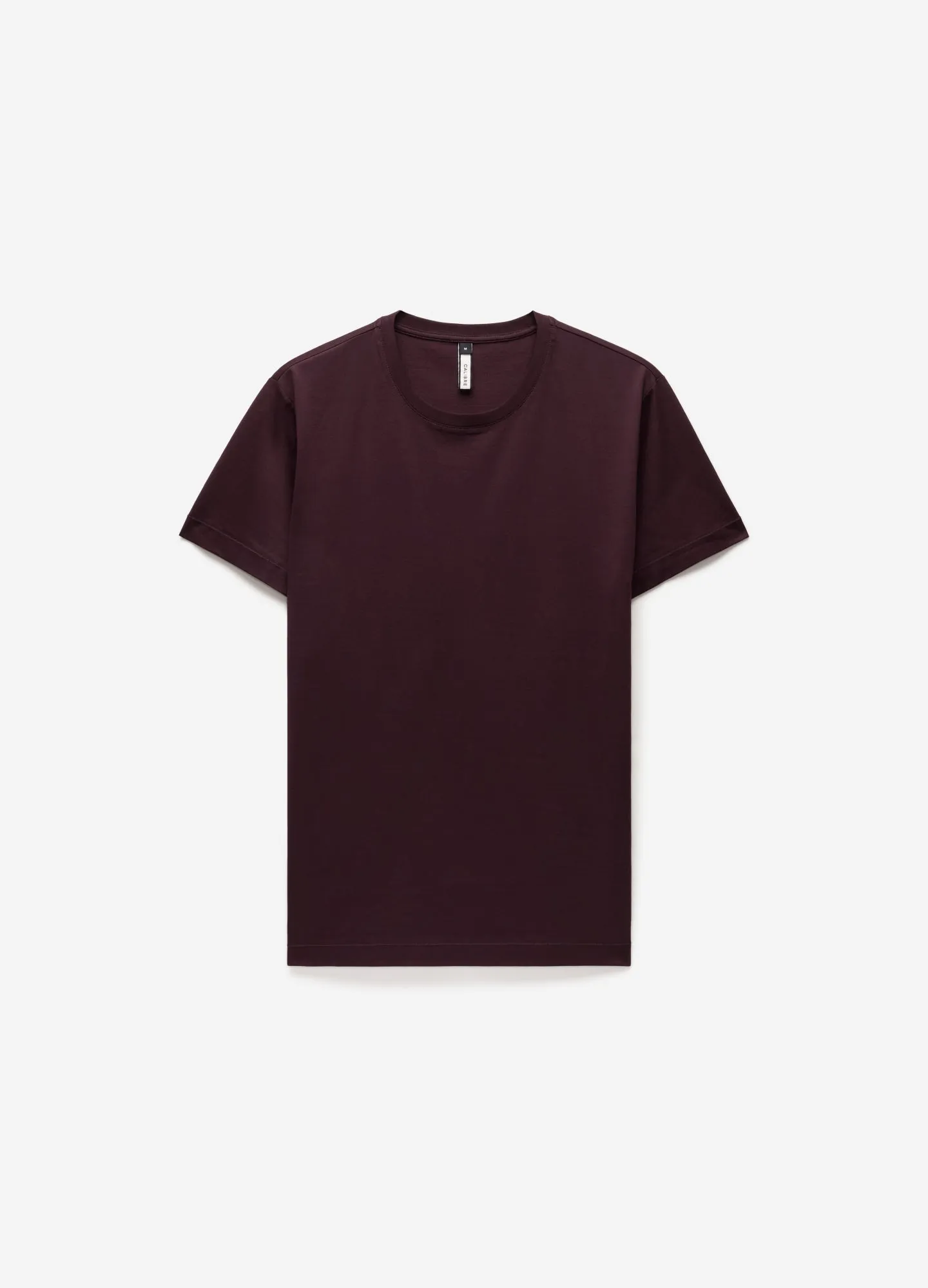 Mercerised Crew Neck T-shirt Cherry Red sold by Calibre