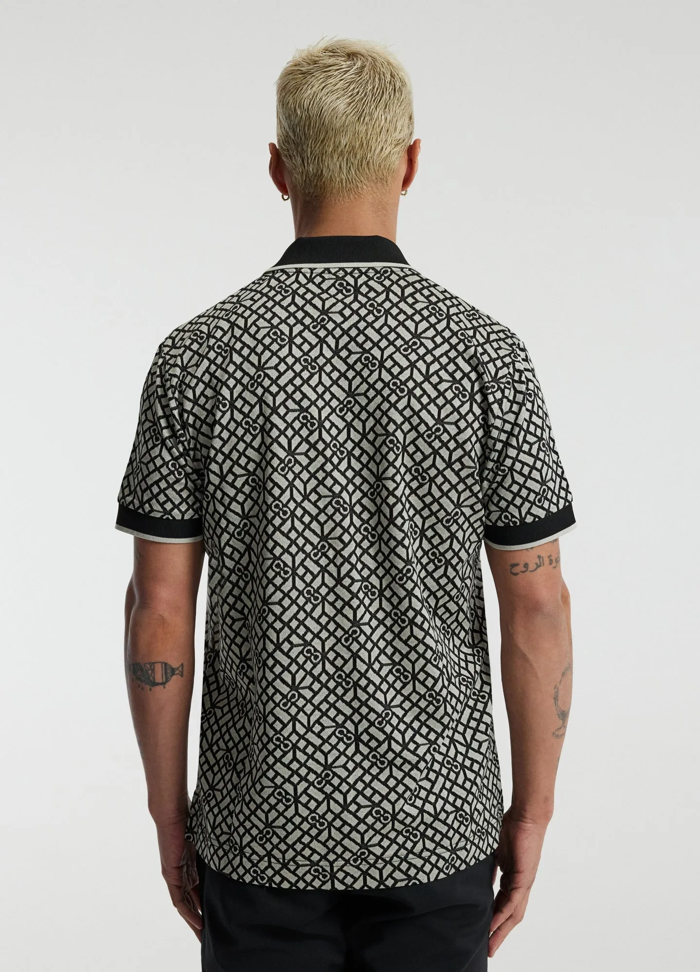 Chest Panel Jacquard Polo Wine sold by Calibre product image thumbnail 5