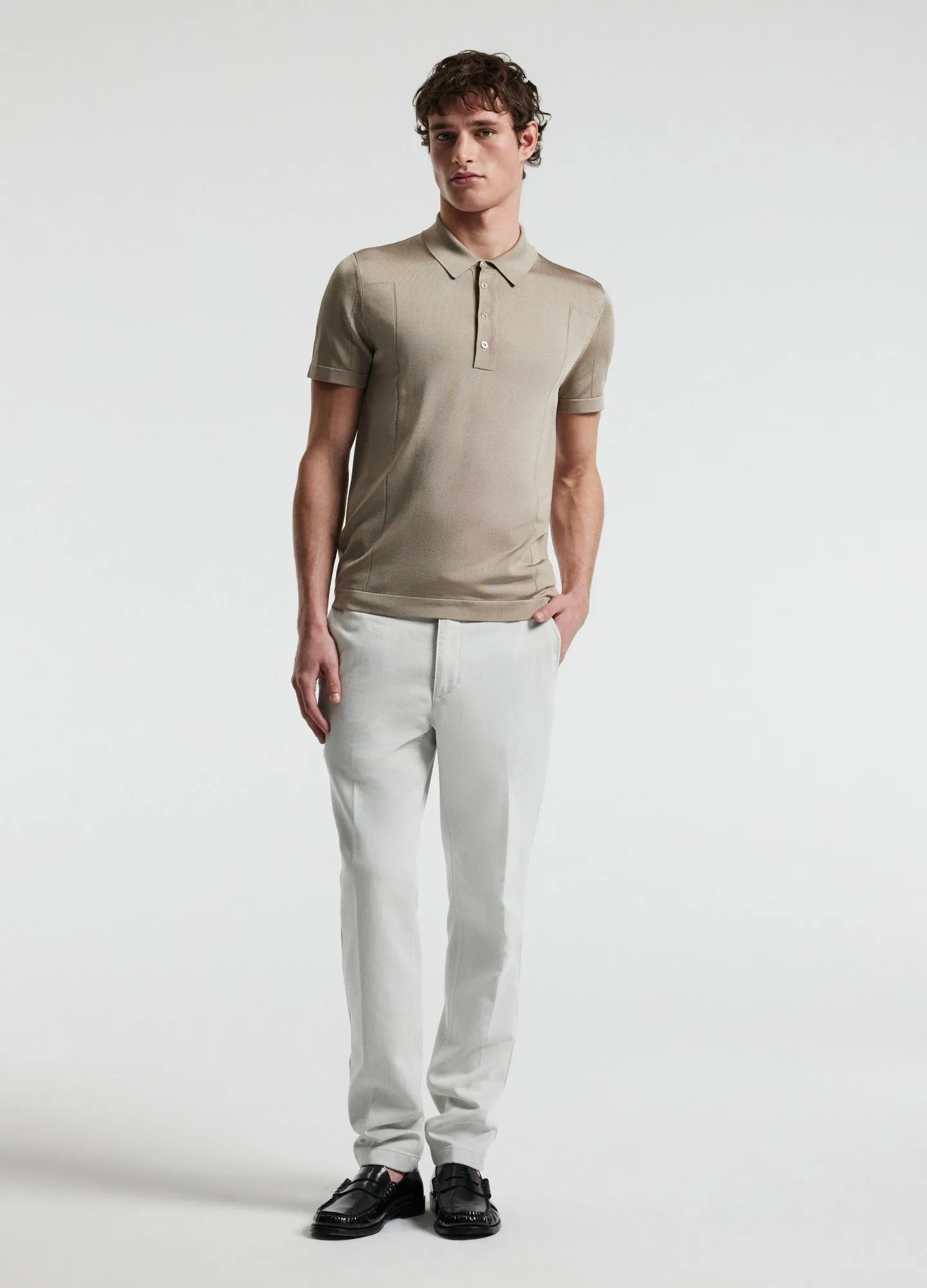 Shiny Rayon Polo Stone sold by Calibre product image thumbnail 2