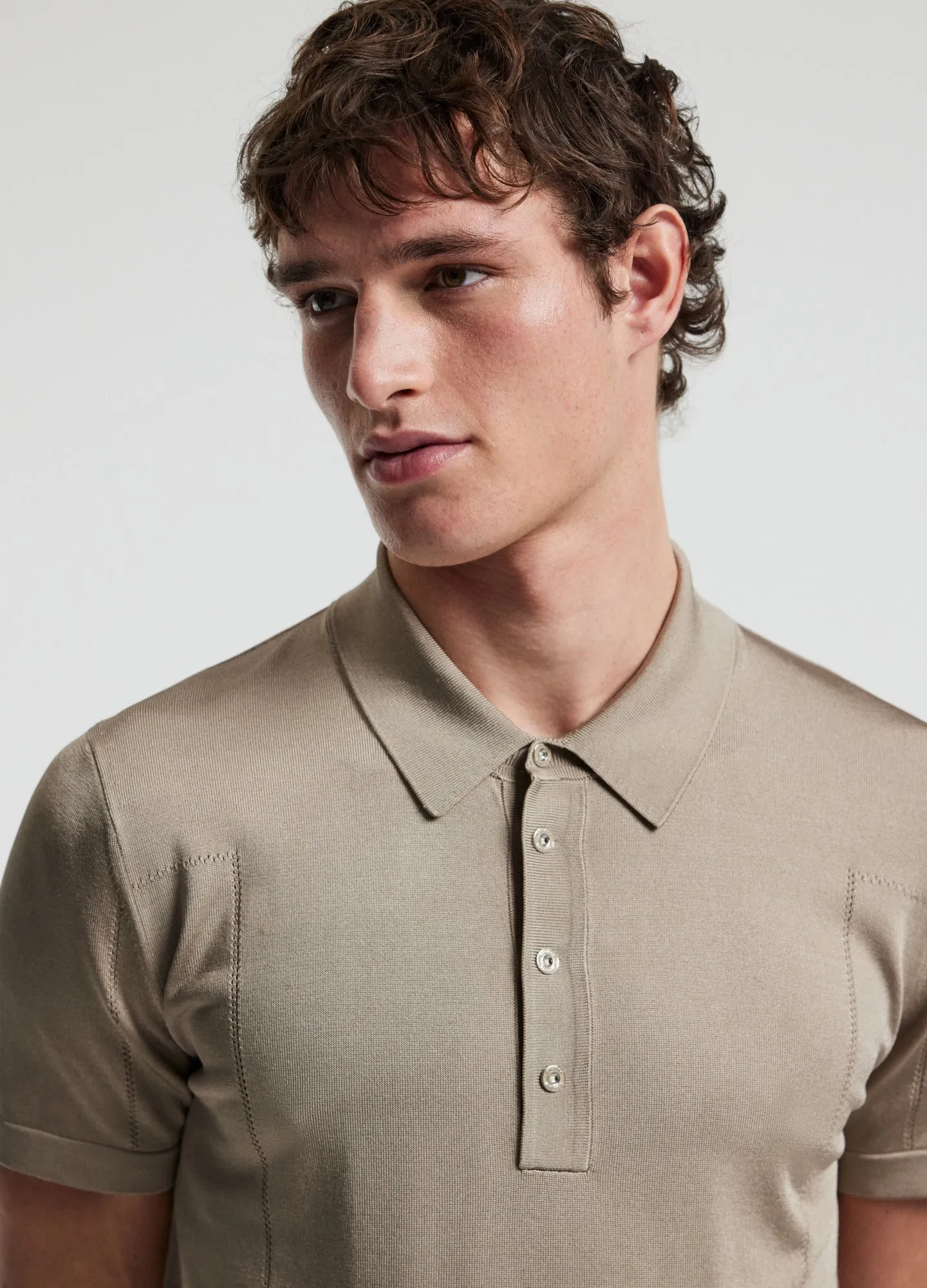 Shiny Rayon Polo Stone sold by Calibre product image thumbnail 4