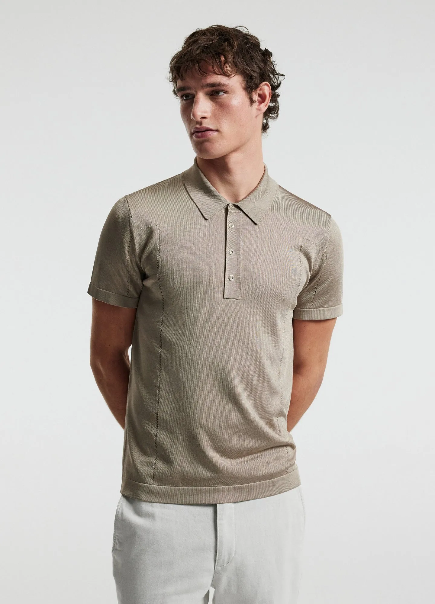 Shiny Rayon Polo Stone sold by Calibre product image thumbnail 3
