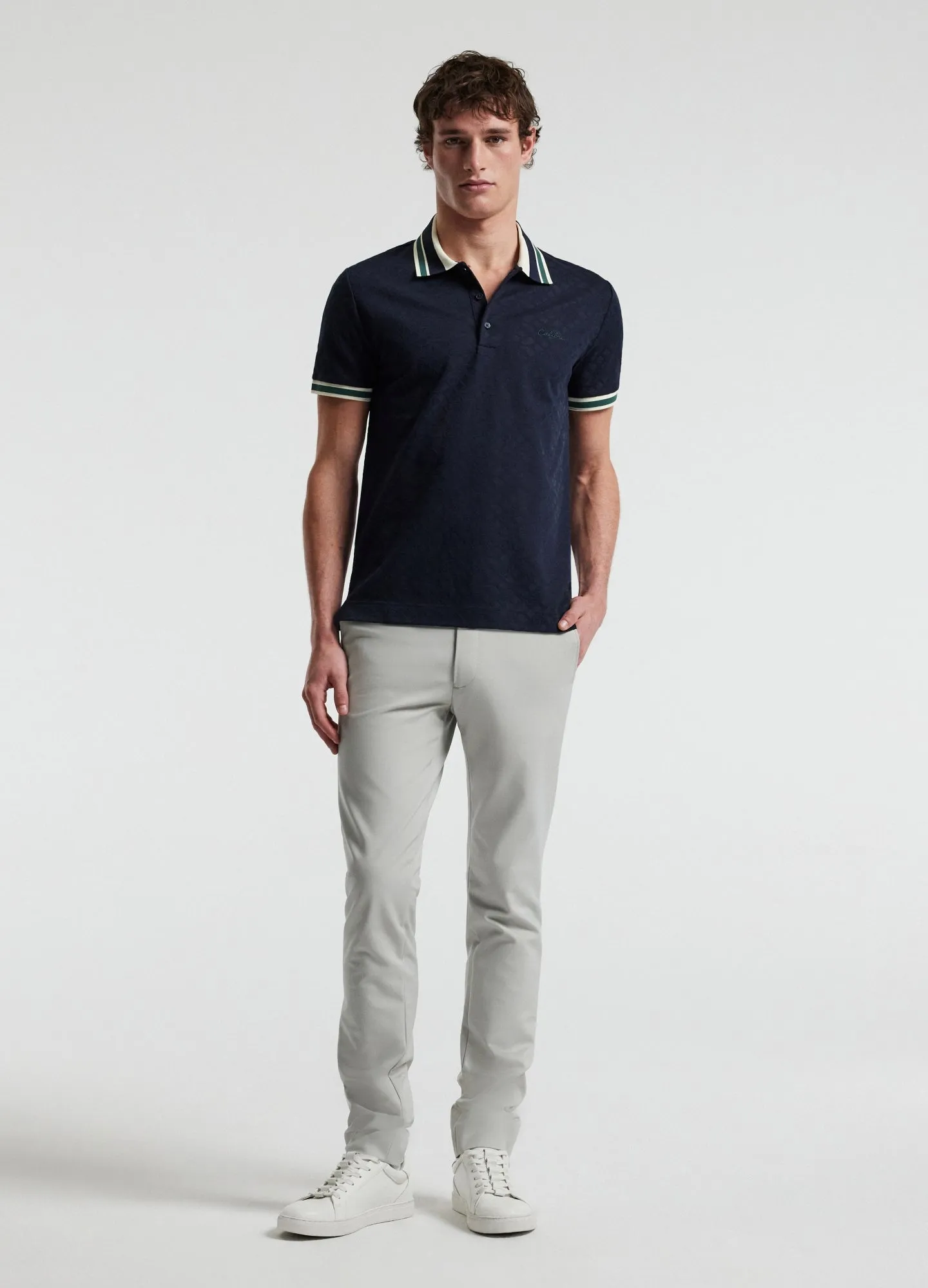 Tech Cotton Stretch Slim Pant Salt sold by Calibre product image thumbnail 2