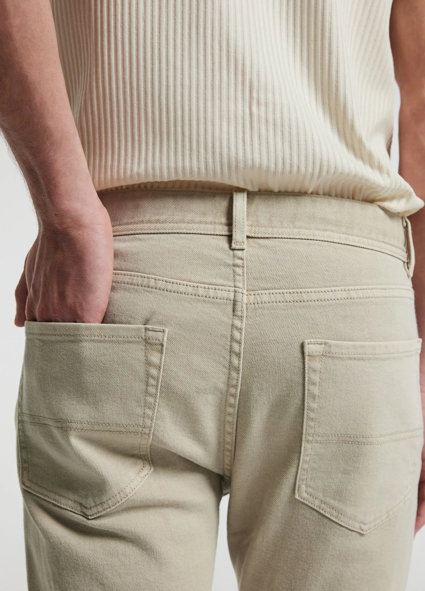 Skinny Fit Overdyed Jeans Stone sold by Calibre product image thumbnail 4