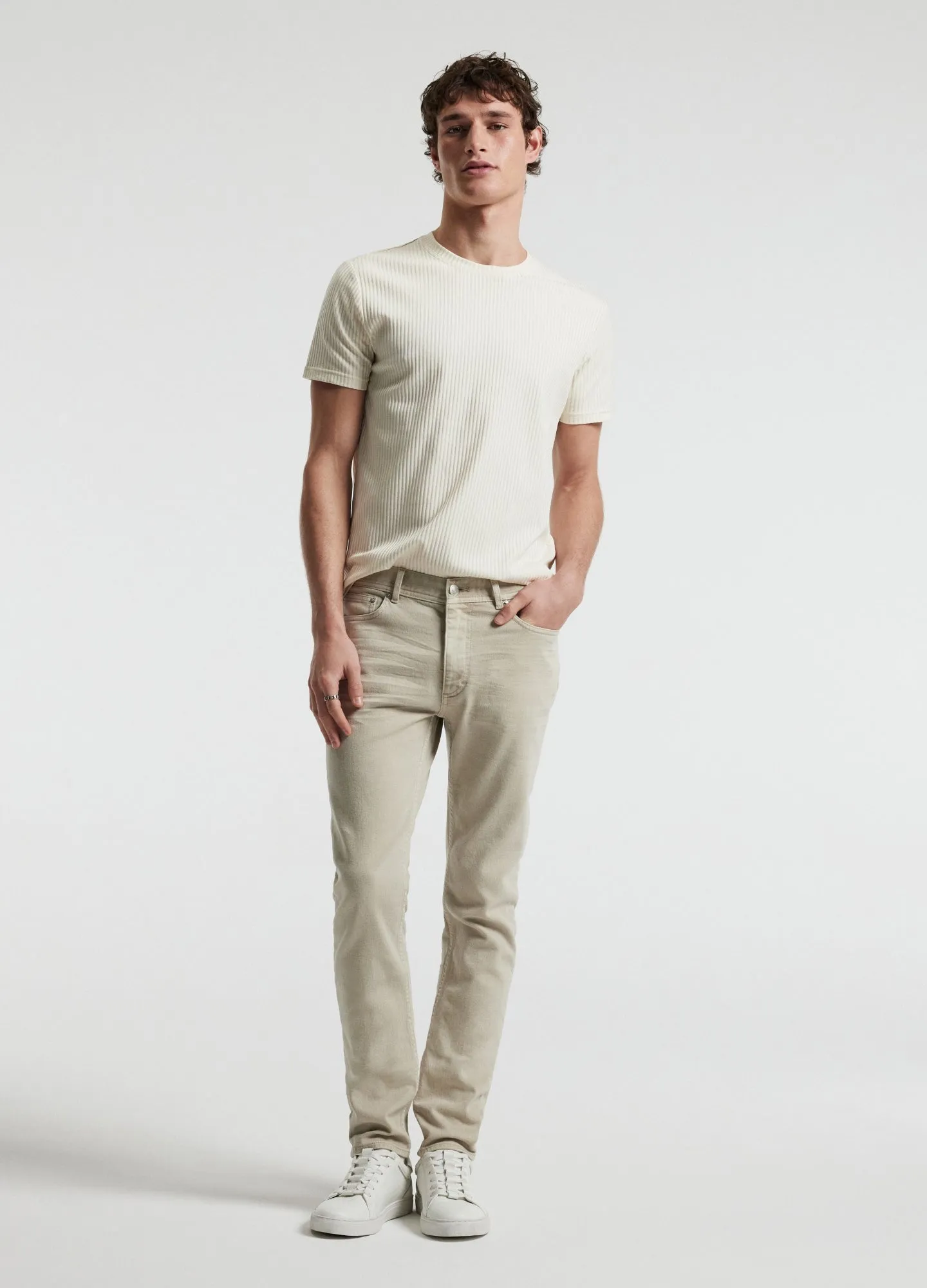 Skinny Fit Overdyed Jeans Stone sold by Calibre product image thumbnail 2