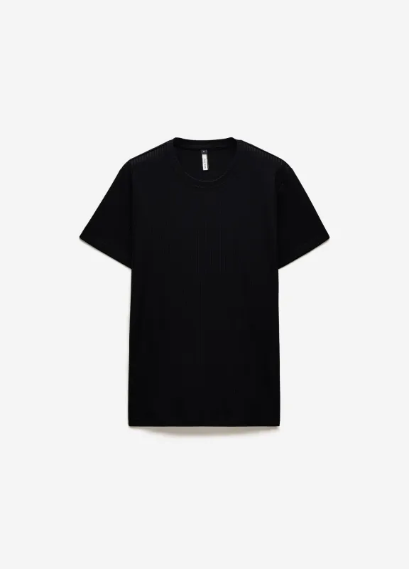 Ribbed T-Shirt Black sold by Calibre