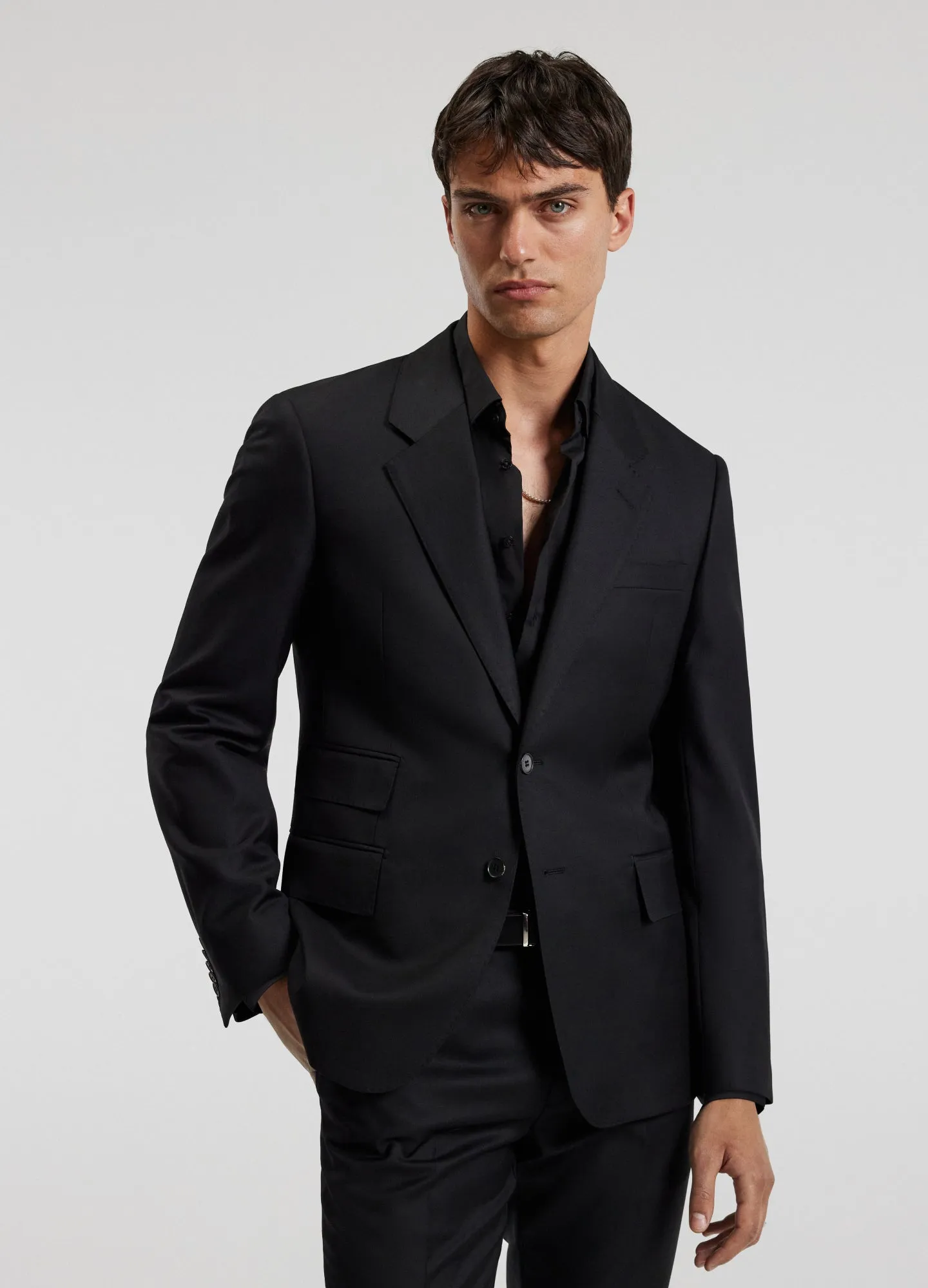 Wool Suit Jacket Black sold by Calibre product image thumbnail 3