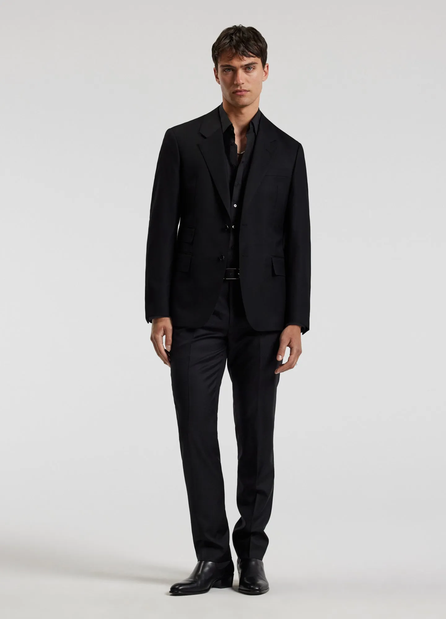 Wool Suit Pants Black sold by Calibre product image thumbnail 2