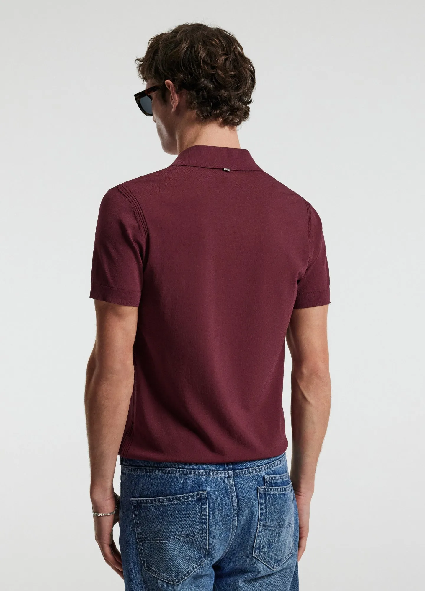 Tech Shoulder Trim Polo Wine sold by Calibre product image thumbnail 5