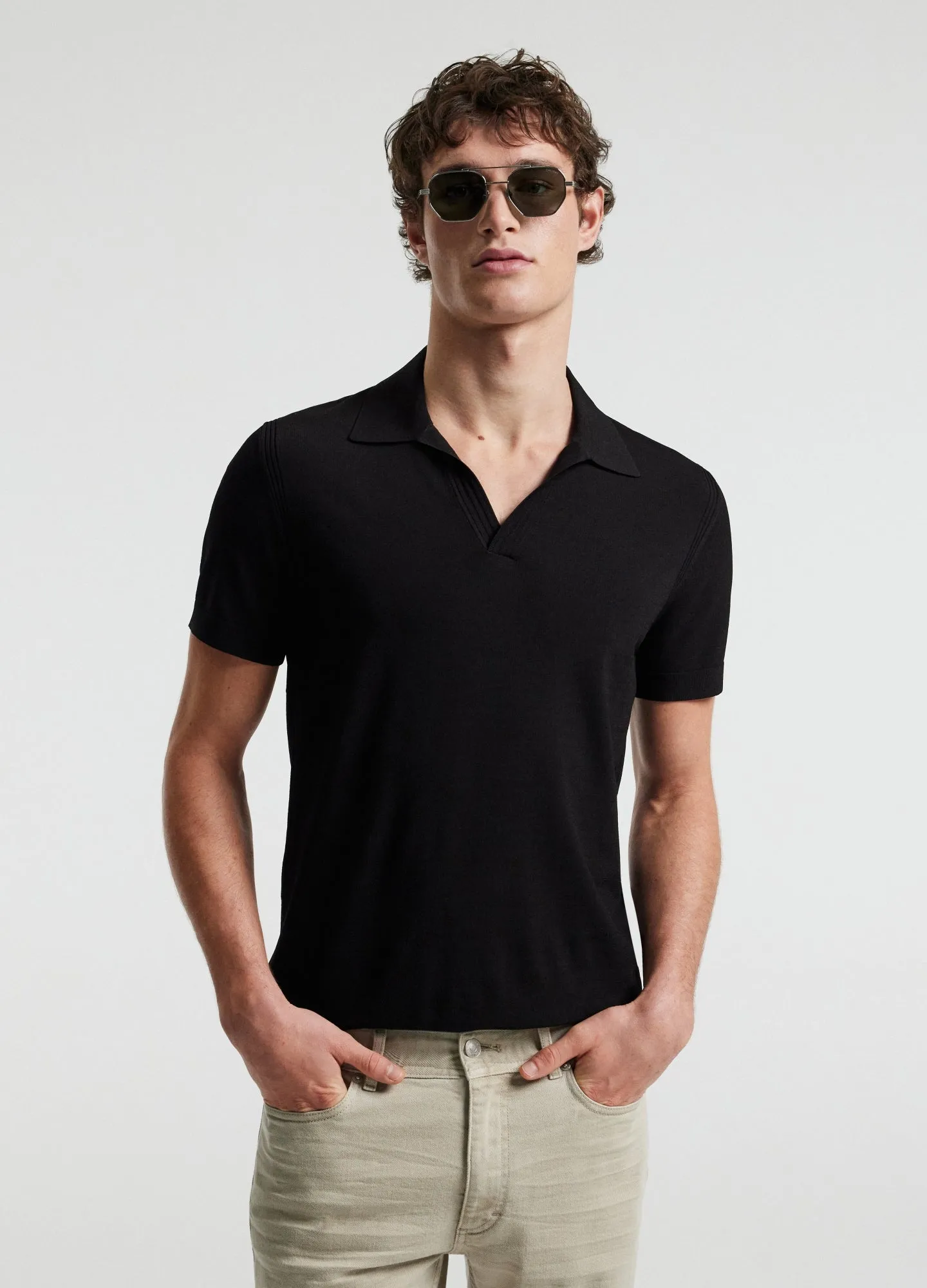 Tech Shoulder Trim Polo Black sold by Calibre product image thumbnail 3