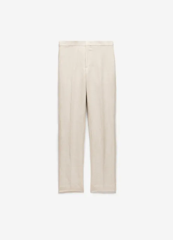 Linen Cotton Twill Suit Pants Natural sold by Calibre