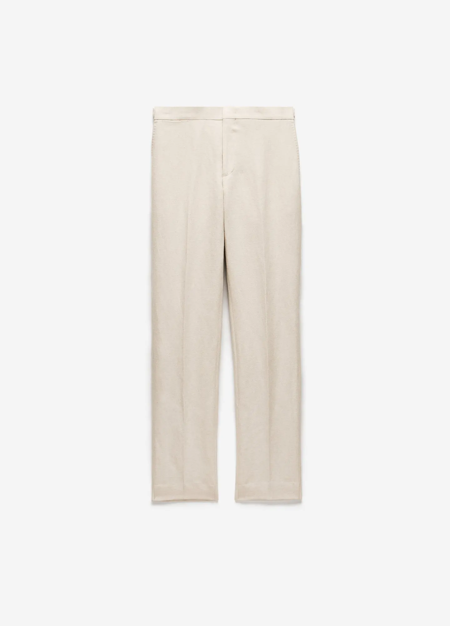 Linen Cotton Twill Suit Pants Natural sold by Calibre