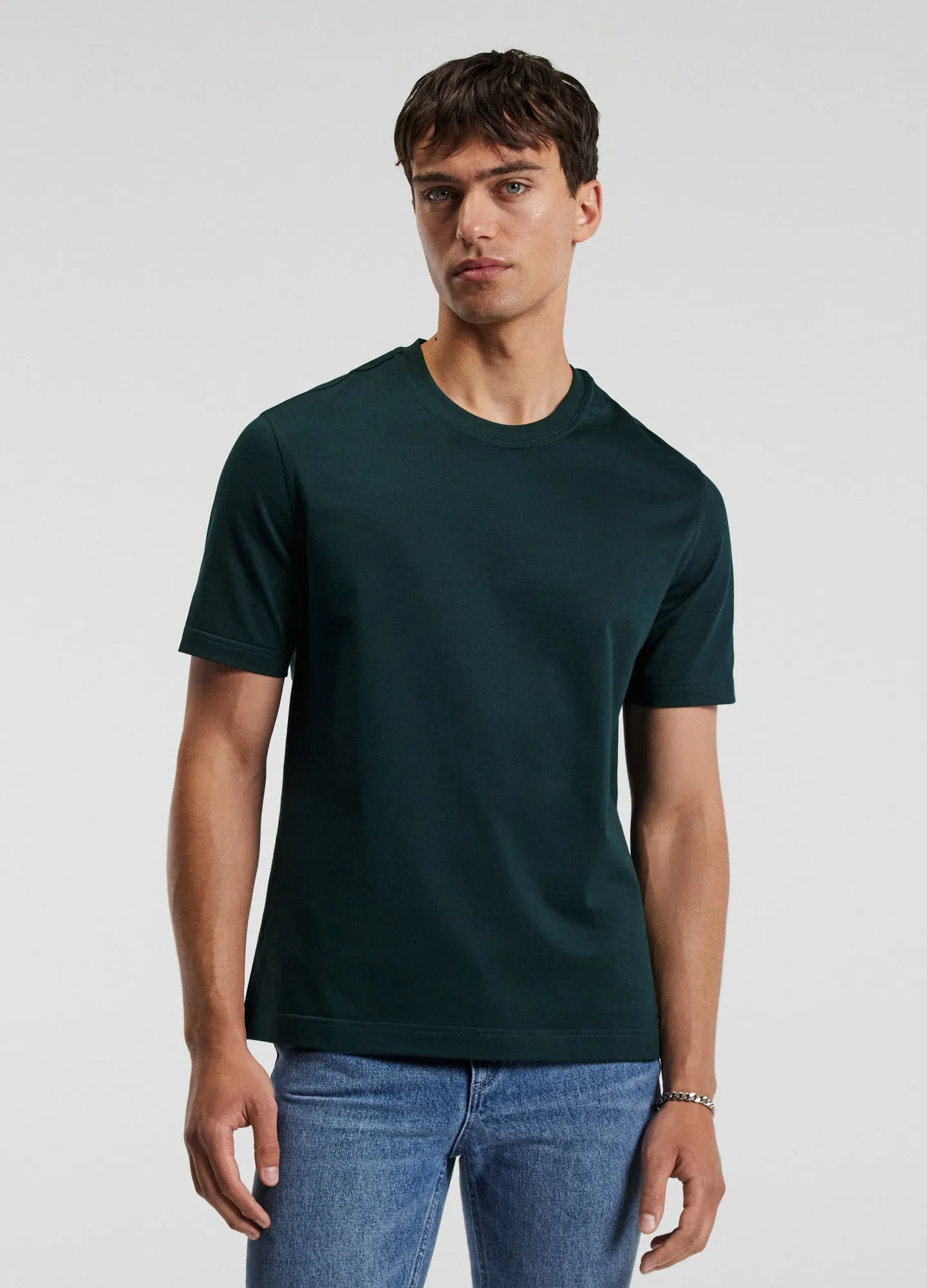 Relaxed Crew T-Shirt Bottle Green sold by Calibre product image thumbnail 3
