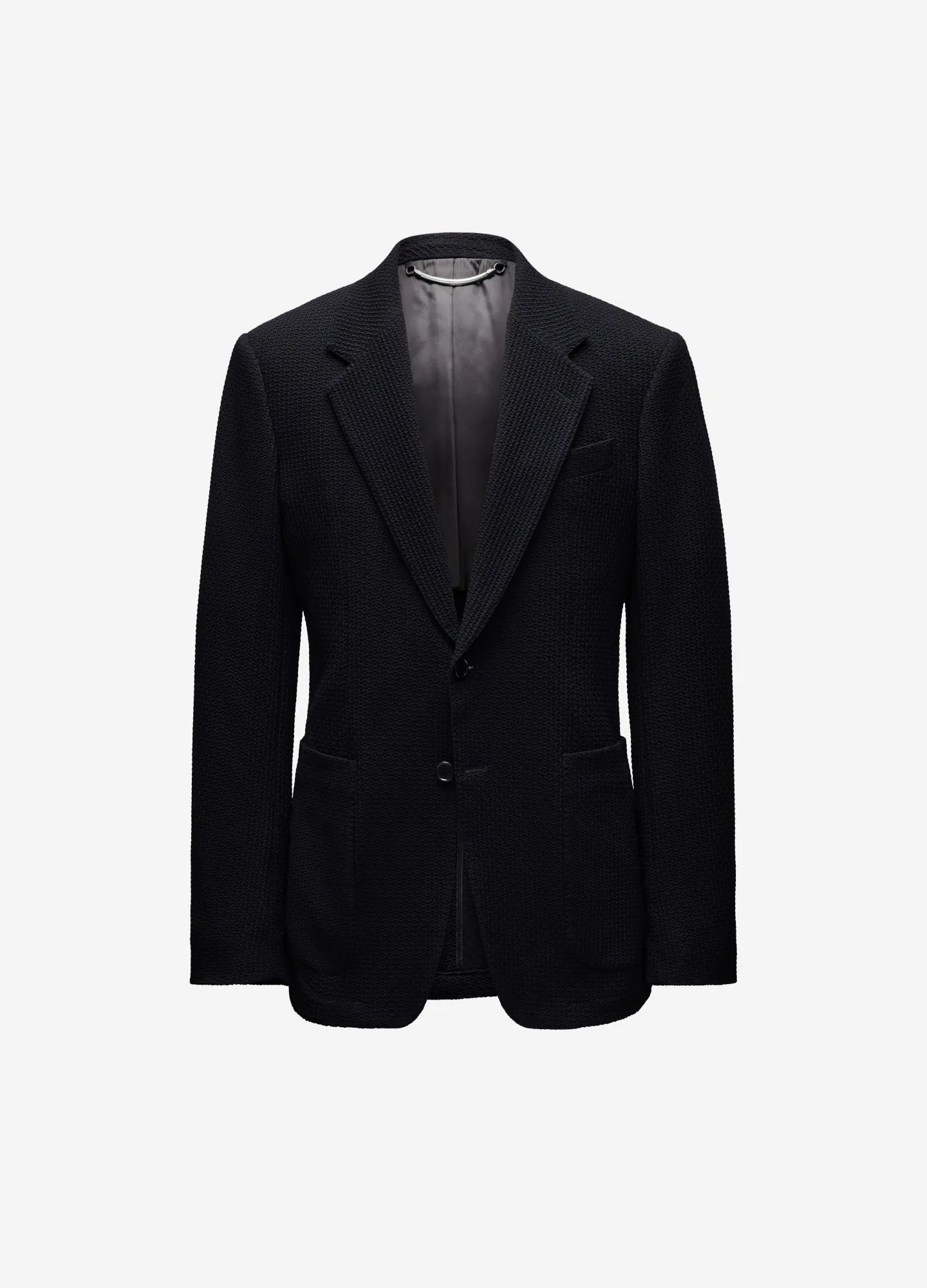 Textured Blazer Black sold by Calibre