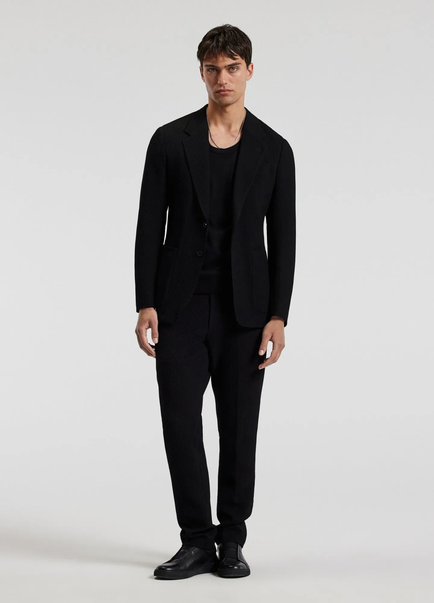 Textured Blazer Black sold by Calibre product image thumbnail 2