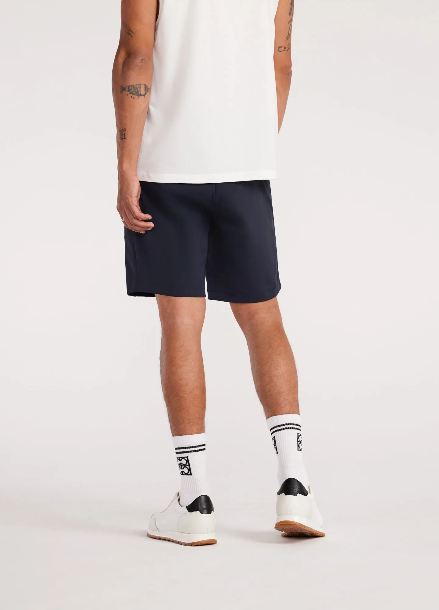 Tech Sweat Shorts Navy sold by Calibre product image thumbnail 5