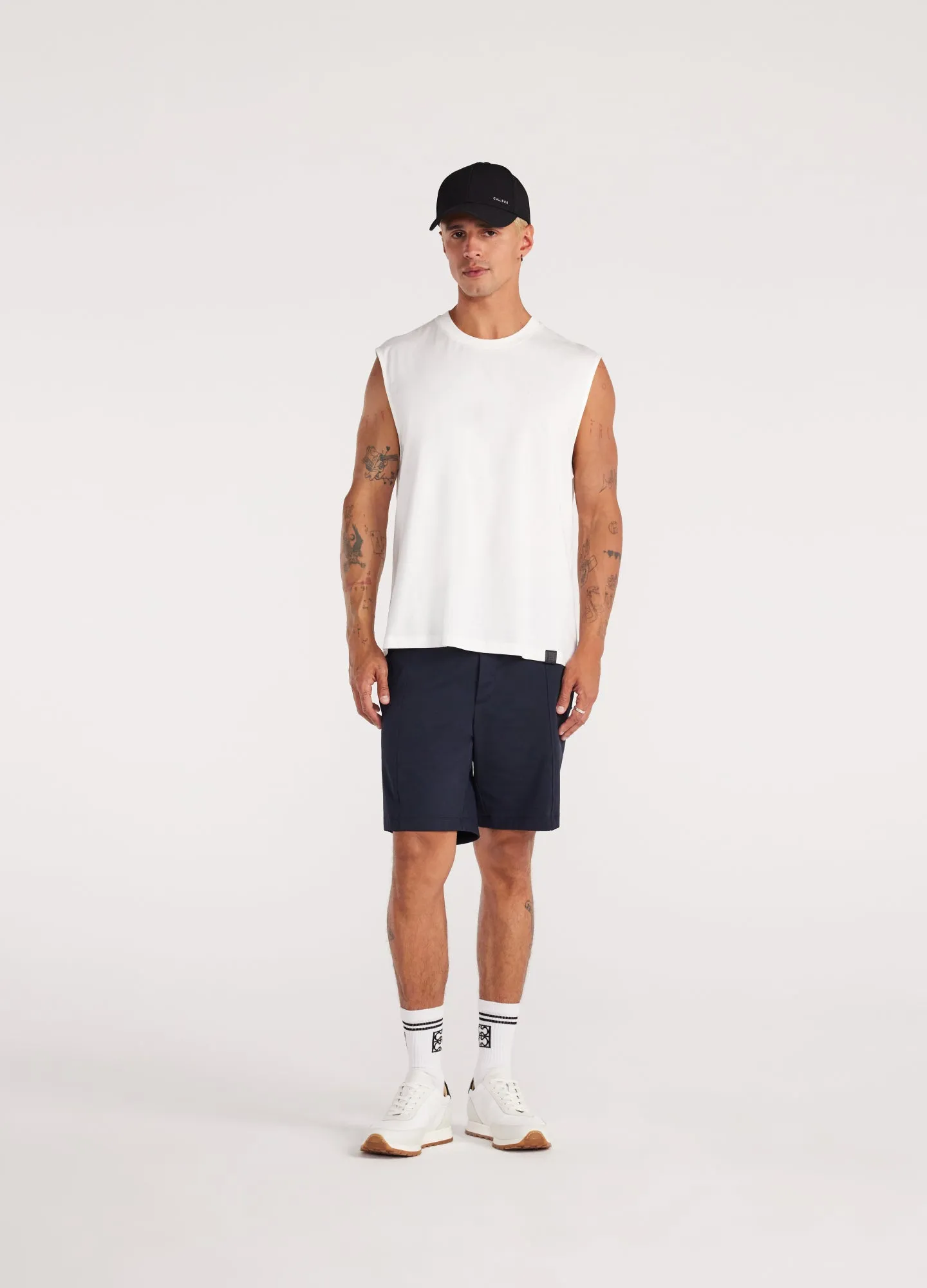 Tech Sweat Shorts Navy sold by Calibre product image thumbnail 2