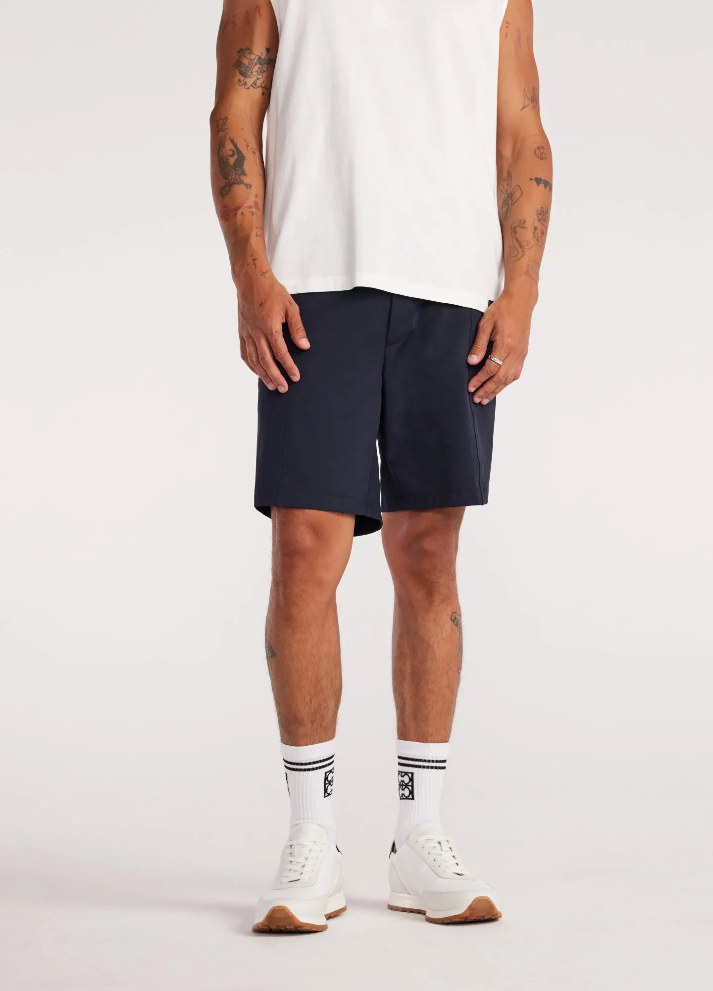 Tech Sweat Shorts Navy sold by Calibre product image thumbnail 3