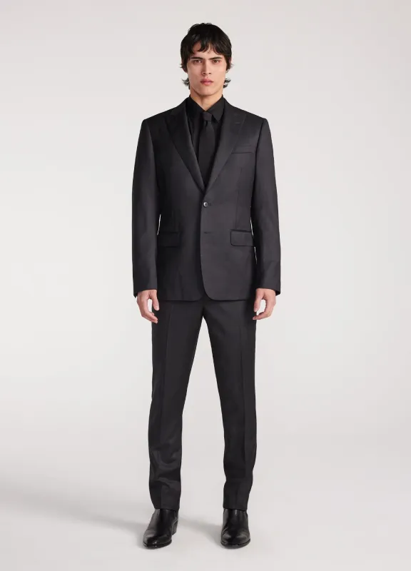 Wool Pinpoint Twill Jacket Char Combo sold by Calibre