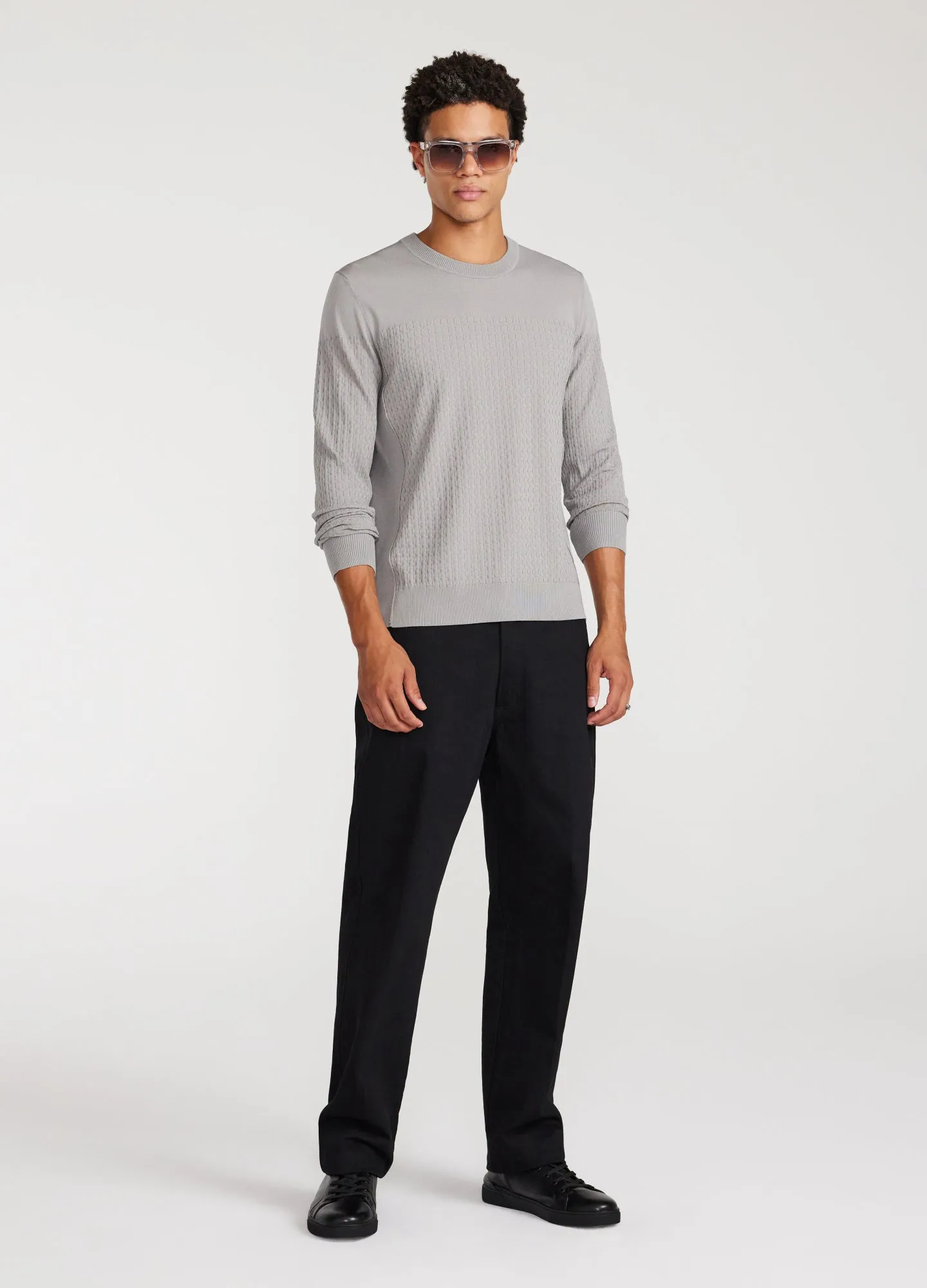 High Tech Crew Sweater Ash sold by Calibre product image thumbnail 2