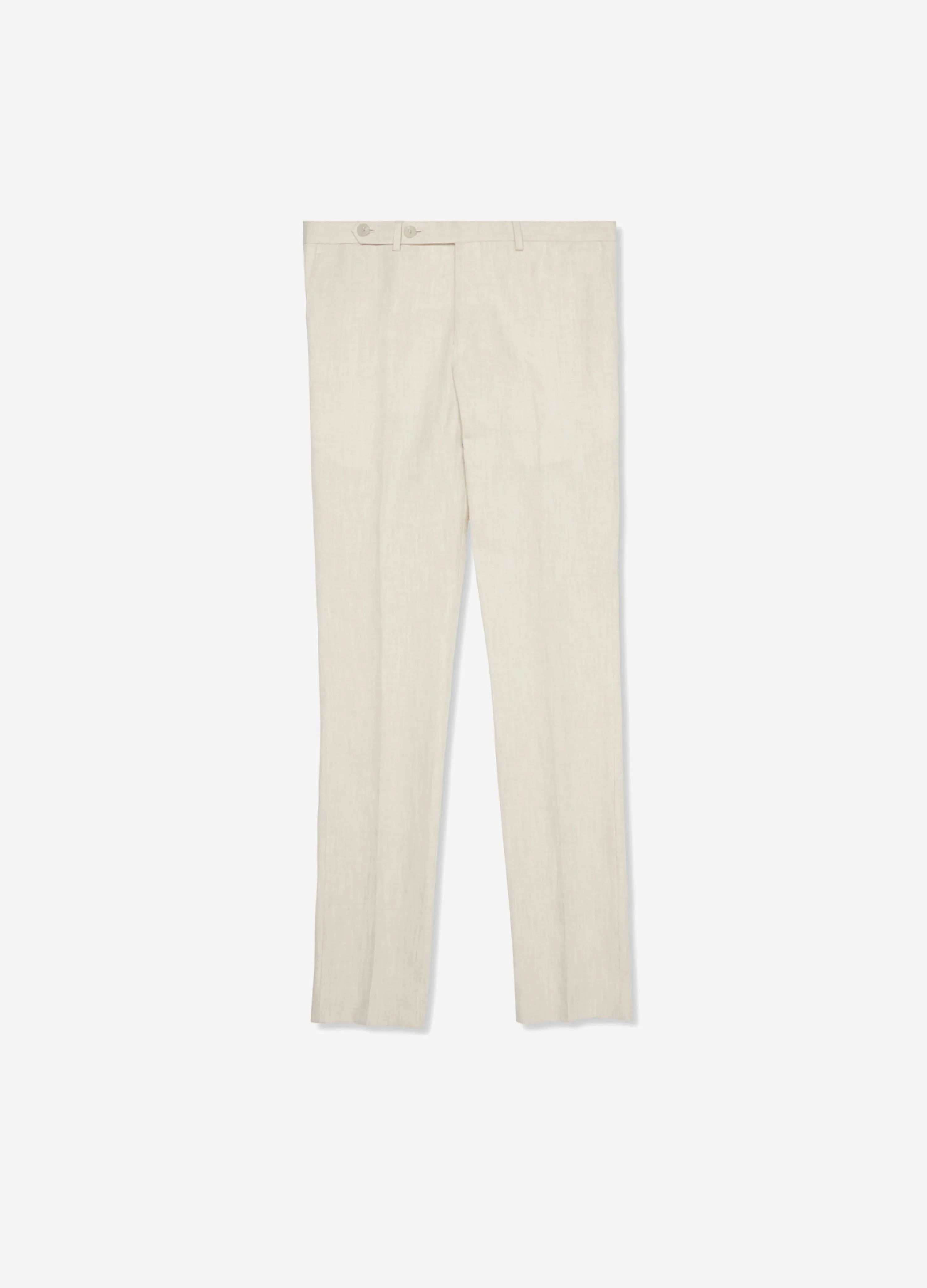 Linen Cotton Suit Pant Natural sold by Calibre